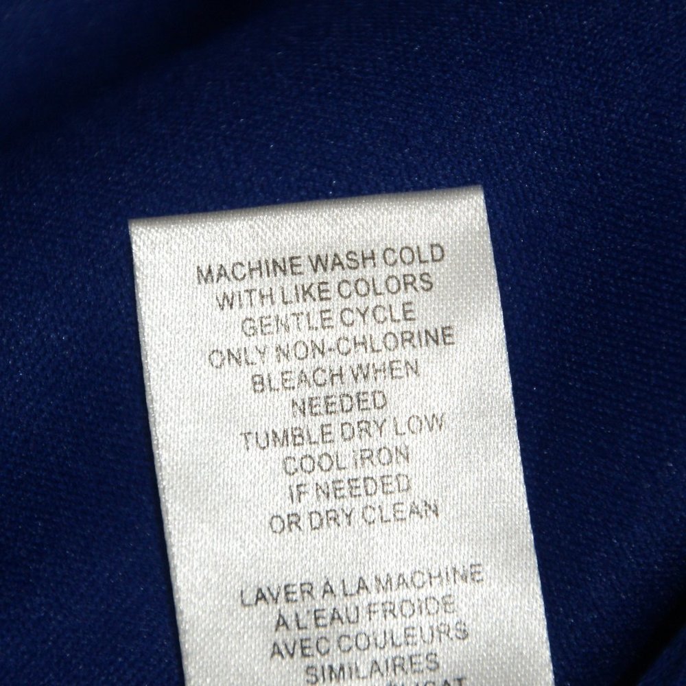 TAHARI Cobalt V-Neck Ruffle Sleeve Jumpsuit 8 NEW - Picture 7 of 10
